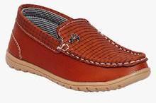 Naughty Ninos Orange Loafers boys