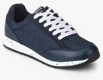 Navy Blue Superdry Core Runner Running Shoes