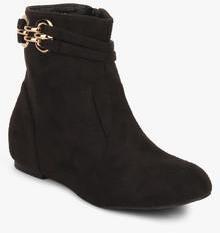 Nell Black Ankle Length Boots women