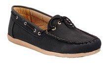 Nell Black Moccasins women