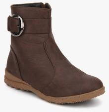 Nell Brown Ankle Length Boots women