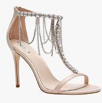 Next Beige Bridal Ankle Chain Stilettos women