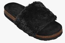 Next Faux Fur Slider Slippers women