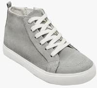 Next Grey Skate Mid Top Sneakers boys