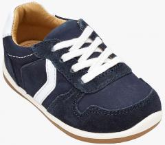 Next Navy Blue First Walker Trainers boys