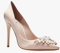 Next Pink Embellished Courts women