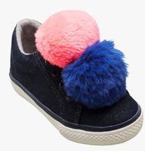 Next Pom Pom Trainers Blue Training Shoes girls