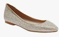 Next Silver Sparkle Ballerinas women