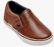 Next Tan Slip On Sneakers boys