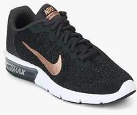 Nike Air Max Sequent 2 Black Running Shoes women