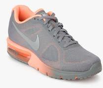 Nike Air Max Sequent Grey Running Shoes women