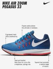 Nike Air Zoom Pegasus 33 Blue Running Shoes women