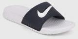 Nike Benassi Swoosh Navy Blue Slippers Men