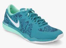 Nike Dual Fusion Tr 3 Print Blue Sporty Sneakers women