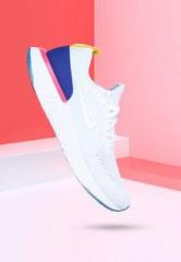 Nike Epic React Flyknit White Running Shoes men