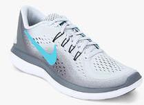 Nike Flex 2017 Rn Light Grey Running Shoes women