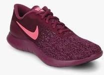 Nike Flex Contact Wine Running Shoes women