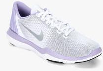 Nike Flex Supreme Tr 5 White Training Shoes women