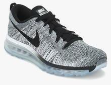 Nike Flyknit Max Grey Running Shoes men