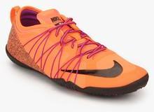 Nike Free 1.0 Cross Bionic 2 Orange Sporty Sneakers women