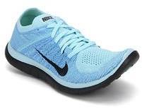 Nike Free 4.0 Flyknit Blue Running Shoes women