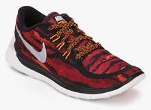 Nike Free 5.0 Print Black Running Shoes boys