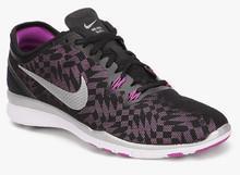 Nike Free 5.0 Tr Fit 5 Mtlc Black Training Shoes women