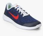 Nike Free Rn 2017 Navy Blue Running Shoes Boys