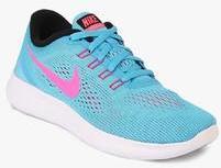 Nike Free Rn Aqua Blue Running Shoes women