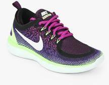 Nike Free Rn Distance 2 Purple Running Shoes women