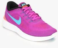 Nike Free Rn Purple Running Shoes women