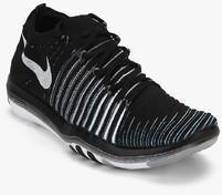 Nike Free Transform Flyknit Black Training Shoes women