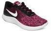 Nike Girls Black & Pink Printed Flex Contact Running Shoes