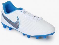 Nike Jr. Legend 7 Club Firm Ground White Football Shoes girls