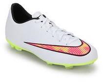 Nike Jr Mercurial Victory V Fg White Football Shoes boys