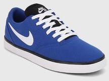 Nike Sb Check Cnvs Navy Blue Sneakers men