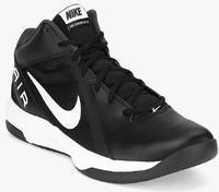 Nike The Air Overplay Ix Black Basketball Shoes men