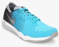 Nike W Dual Fusion Tr 4 Print Aqua Blue Training Shoes women