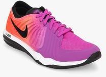 Nike W Dual Fusion Tr 4 Print Purple Training Shoes women