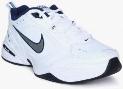 Nike White Leather Training Shoes men