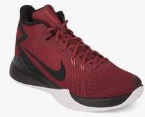 Nike Zoom Evidence Maroon Basketball Shoes men