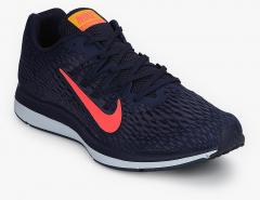 Nike Zoom Winflo 5 Navy Blue Running Shoes men