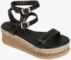 Notion London Black Sandals women