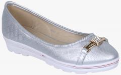 Notion London Silver Belly Shoes women