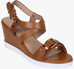 Notion London Tan Wedges women