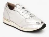 Olmiite Silver Metallic Casual Sneakers Women