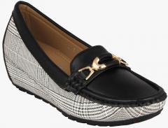 Pelle Albero Black Synthetic Regular Loafers women