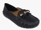 Pelle Albero Navy Blue Synthetic Regular Loafers Women