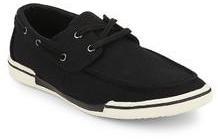 Phosphorus Black Boat Shoes men