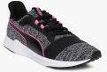 Puma Black & Pink Flex XT Actv Knit Training Shoes Women